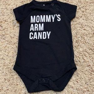 BNWOT “Mommy’s Arm Candy” 0-6M baby bodysuit by Hallmark